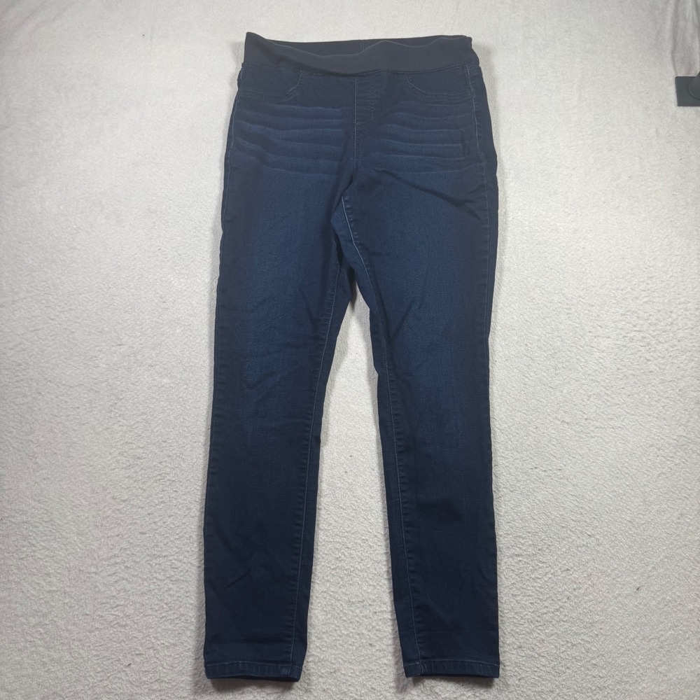 No Boundaries Jeggings Women L 11-13 Dark Wash Stretch Pull On Skinny Versatile